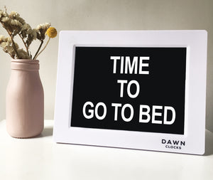 Warehouse Stock - Dawn 8" Digital Calendar & Reminder Clock