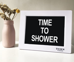 Warehouse Stock - Dawn 8" Digital Calendar & Reminder Clock