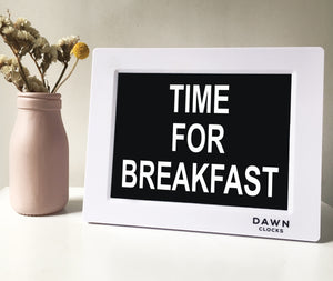 Warehouse Stock - Dawn 8" Digital Calendar & Reminder Clock