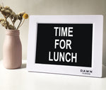 Warehouse Stock - Dawn 8" Digital Calendar & Reminder Clock