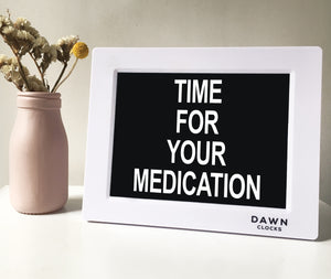 Warehouse Stock - Dawn 8" Digital Calendar & Reminder Clock